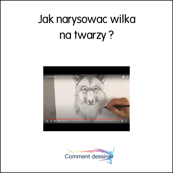 Jak narysować wilka na twarzy